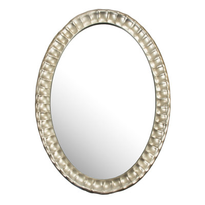 Perle Flat Metal Wall Mirror