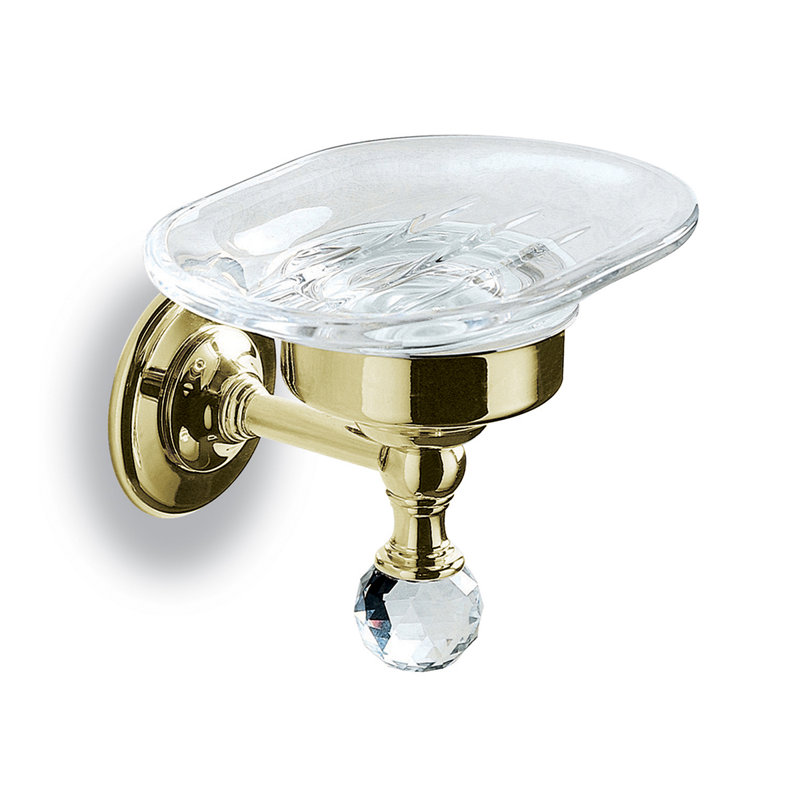 Sharie Soap Dish, Gold