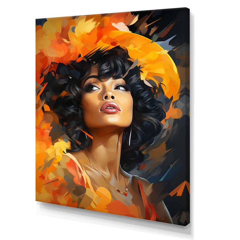 Jazz African American Portrait I_African American Canvas Prints, H 44 po x l 34 po x P 1,5 po