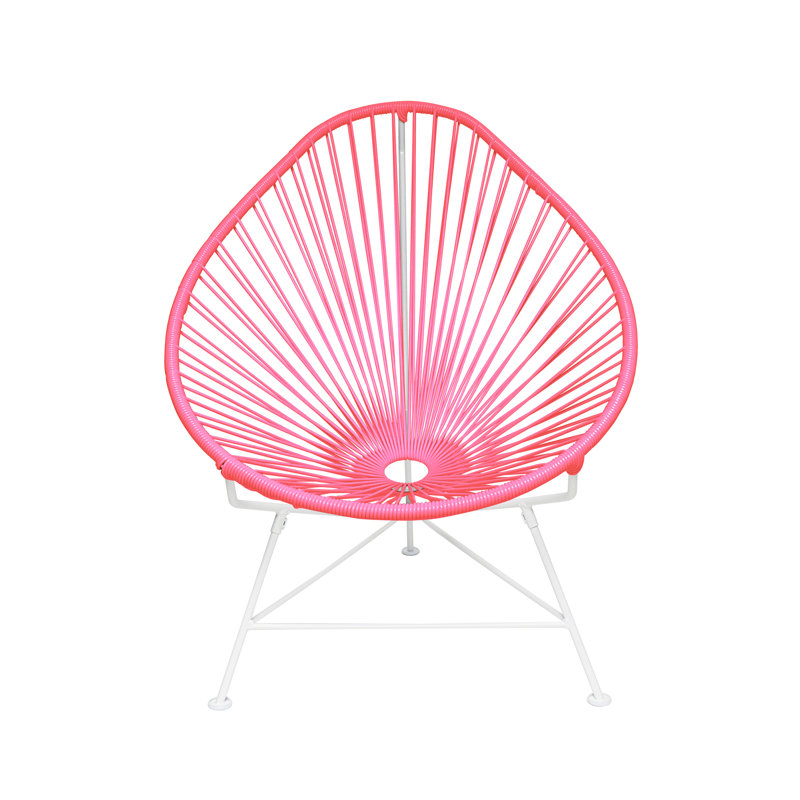 Chaise de jardin, Rose/Blanc