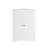 White Corner Floor Cabinet With 2 Doors & Adjustable Shelves