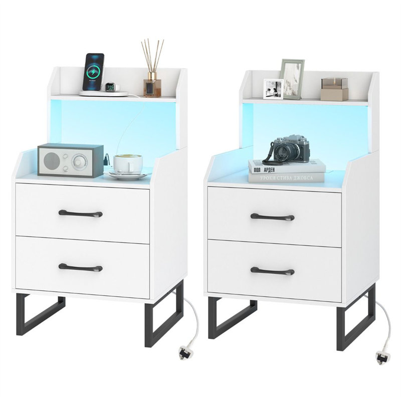 45 cm W Bedside Table