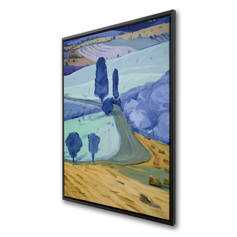 Toscane - toile de fond encadrée pour la décoration intérieure