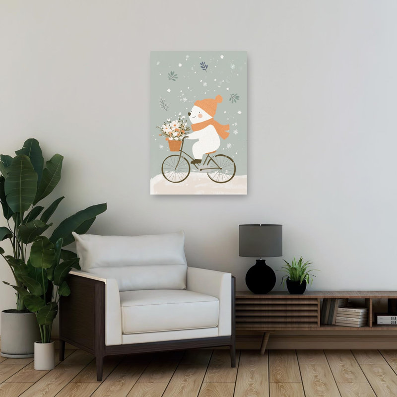 Christmas Kids Poster 10 Contemporary Wall Art Print by Mathieu - Wrapped Canvas Print, 91.44cm H x 60.96cm W