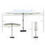 Parasol d'extérieur rectangulaire en acier 15 'Tayab-1404705913