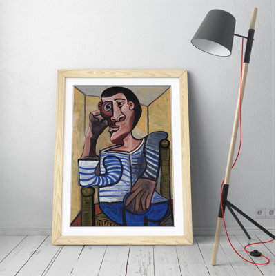 Pablo Picasso The Sailor - Single Picture Frame Painting on Canvas