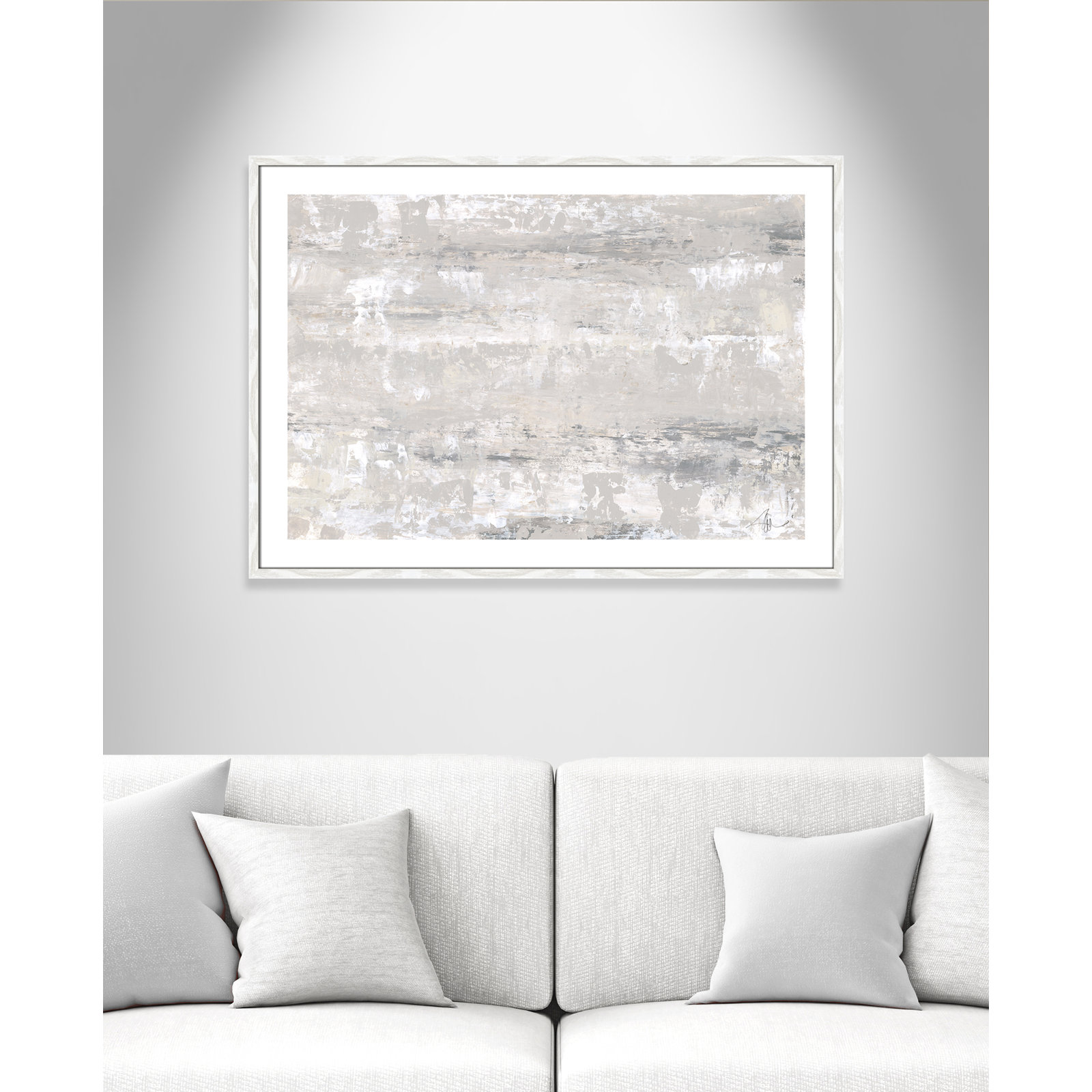 Desert Winds by Filippo Ioco - Print, White Wood Framed Paper, 29.5" H x 41.5" W x 0.75" D