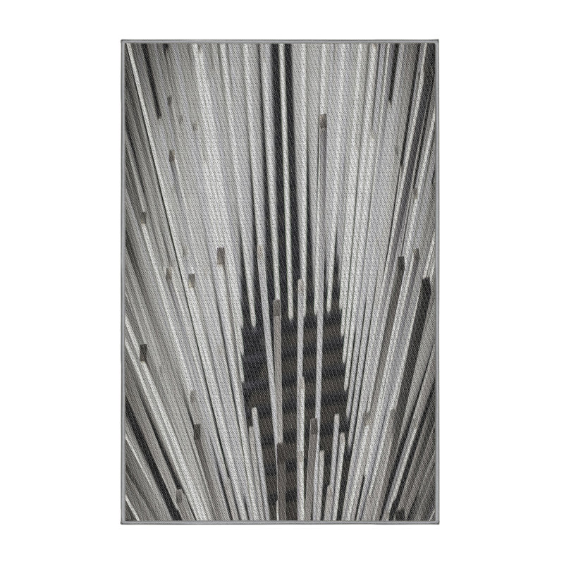 Geometric Indoor Rug, Runner 2' x 5'
