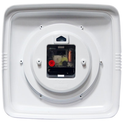 Orrwell Square Plastic Wall Clock 9.25 Inches