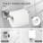 10-Piece Bathroom Hardware Set - Stainless Steel Towel Bar, Towel Ring, Toilet Paper Holder & Hooks - Wall Mounted Modern Square Design For Bathroom, Kitchen & More-116176447