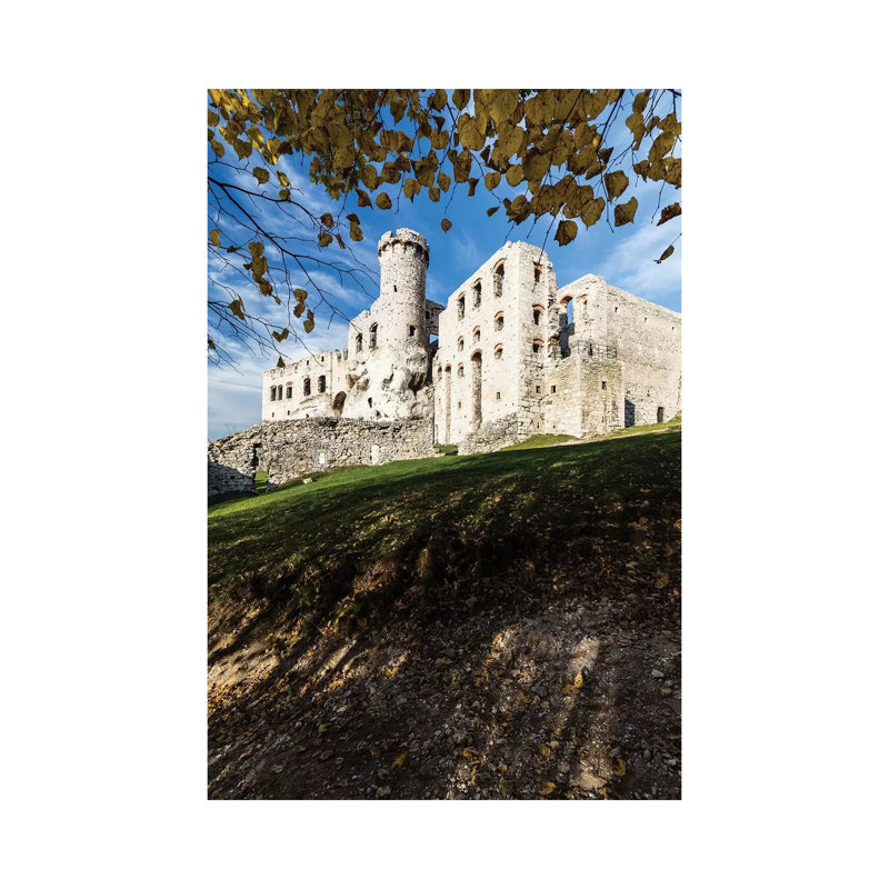 Ogrodzieniec Castle, Autumn, Poland by Mikolaj Gospodarek - Wrapped Canvas Print, 66.04 cm H x 45.72 cm W x 1.91 cm D