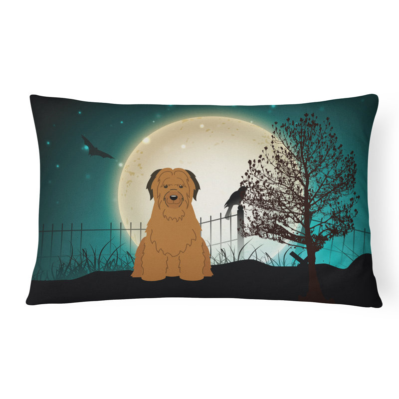 Coussin lombaire intérieur / extérieur Halloween, Brun