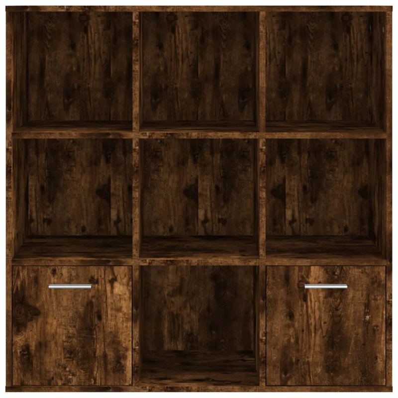 Arundhati Cube Bookcase, Brown, 98cm H x 98cm W x 30cm D
