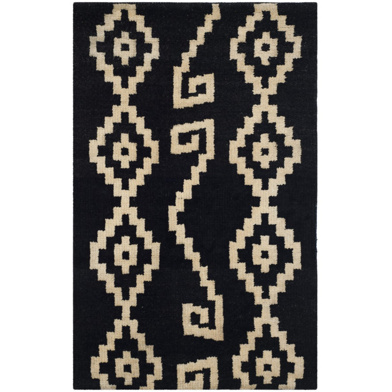 Ralph Lauren Catalonia Wool, Cotton Geometric Rug, Rectangle 2' x 3'