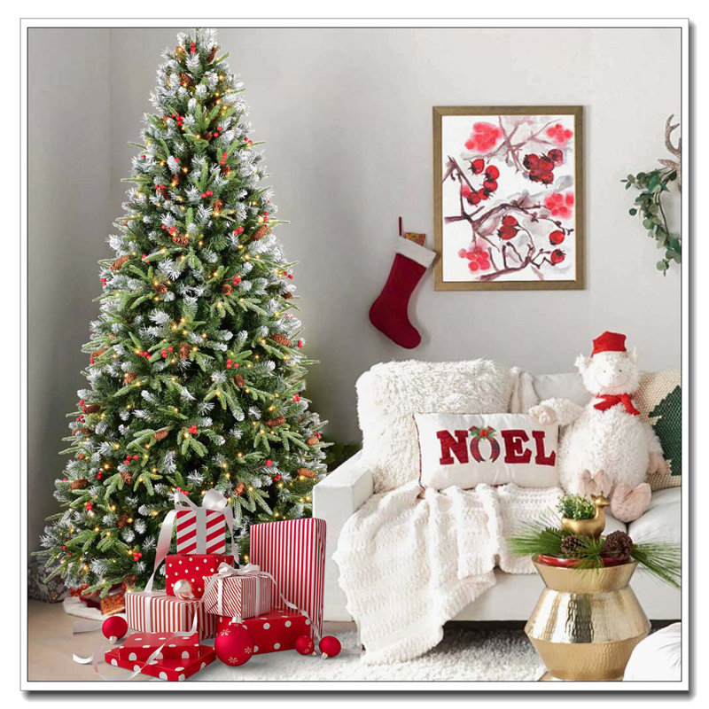 Arbre de Noël 5 pi avec lumières, Oui, H 5 pi