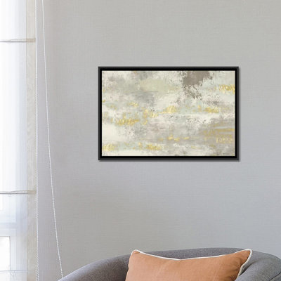 « fleuri day golden gris », impression sur toile