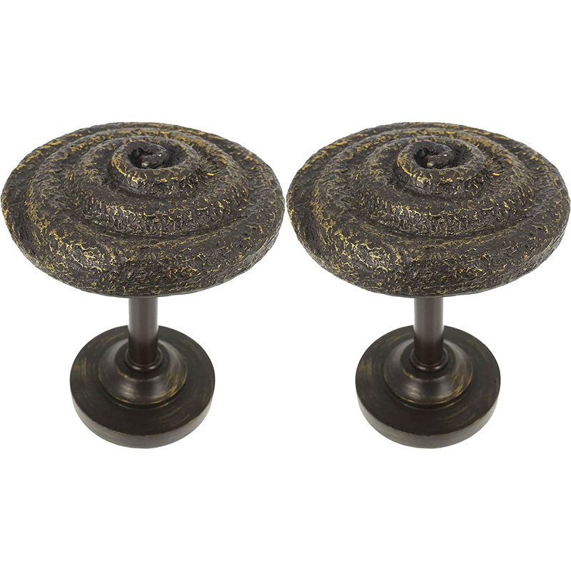 Resin Curtain Holdback, Bronze