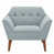 Polyester bleu clair