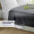 100% Organic Viscose From Bamboo Flat Sheet Only, 300 Thread Count, Extra Wide, Cooling & Breathable, Double Stitching, Bedding Sheet - Gift-Ready Packaging (Charcoal Pewter)-111656273-135308613