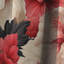 Hibiscus Romance - motif tropical I - Rideau floral - Rideau floral occultant en velours - 1 panneau-107549026