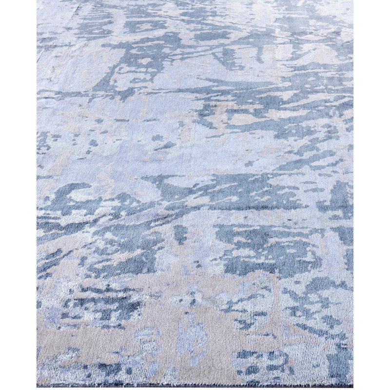 Overdyed One-of-a-Kind 8' 1" X 10' 2" Hand Knotted Area Rug