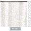 Tamalenus Beaded Semi Sheer Single Curtain Panel
