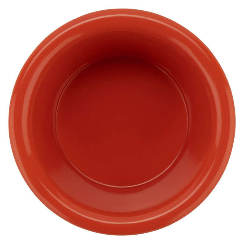 GET Plat de cuisson en mélamine et ramequin, Rouge