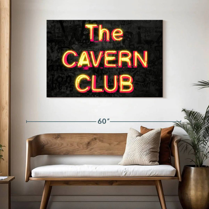 Plaque murale The Cavern Club, H 30 po x l 45 po