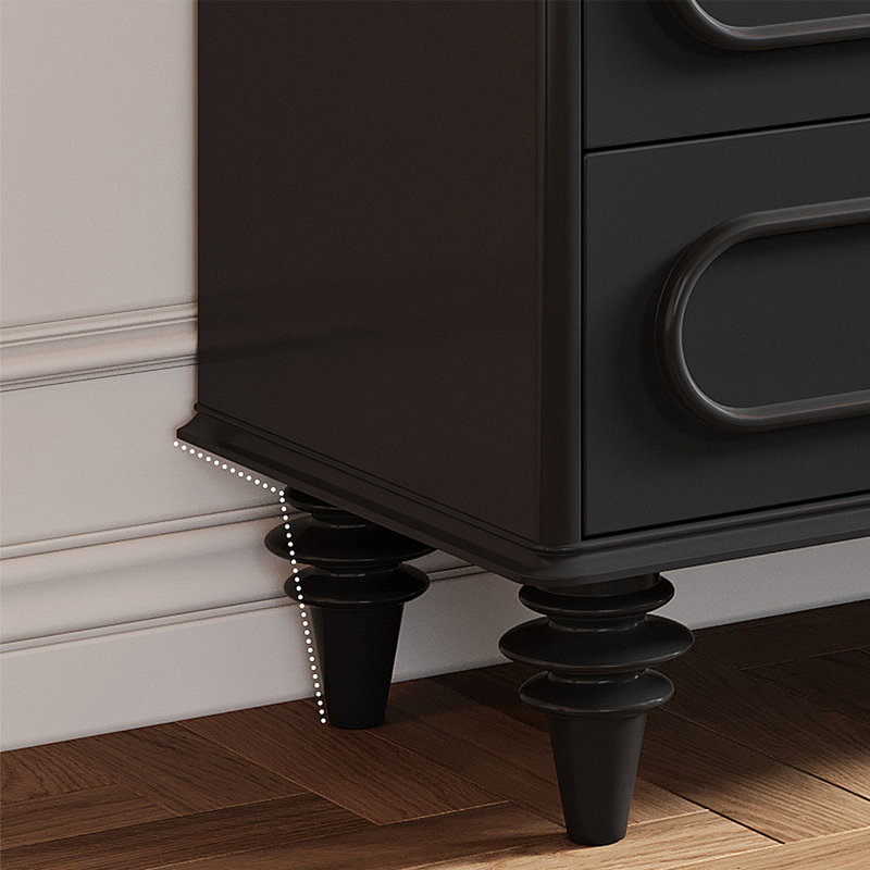 French-style minimalist storage cabinet
