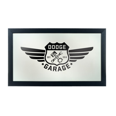 Dodge Garage Rectangle Mirror