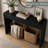 Allegonda Fluted Entryway Hall Console Table/Desk-206299908