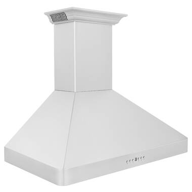 Fotile 36 850 CFM Ducted Wall Mount Range Hood in Black JQG9001