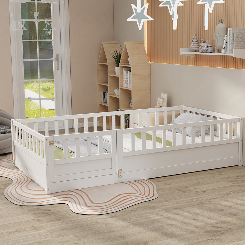 Lit simple blanc, Twin, Blanc