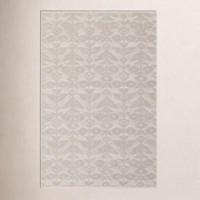Hand-Tufted Floral Wool Rug