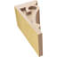 Bois de cèdre brut Mayflower TimberThane Corbel, apprêté brun clair-88292286