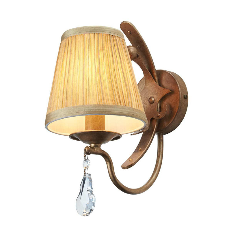 Augill Steel Candle Wall Light