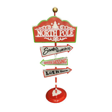 Zaer Ltd. International 21 in. Standing Santa's Mail Christmas Mailbox with  Light-up Wreath in Antique Red ZR361849-RD - The Home Depot