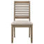 Chaise d'appoint en bois (ensemble de 2)