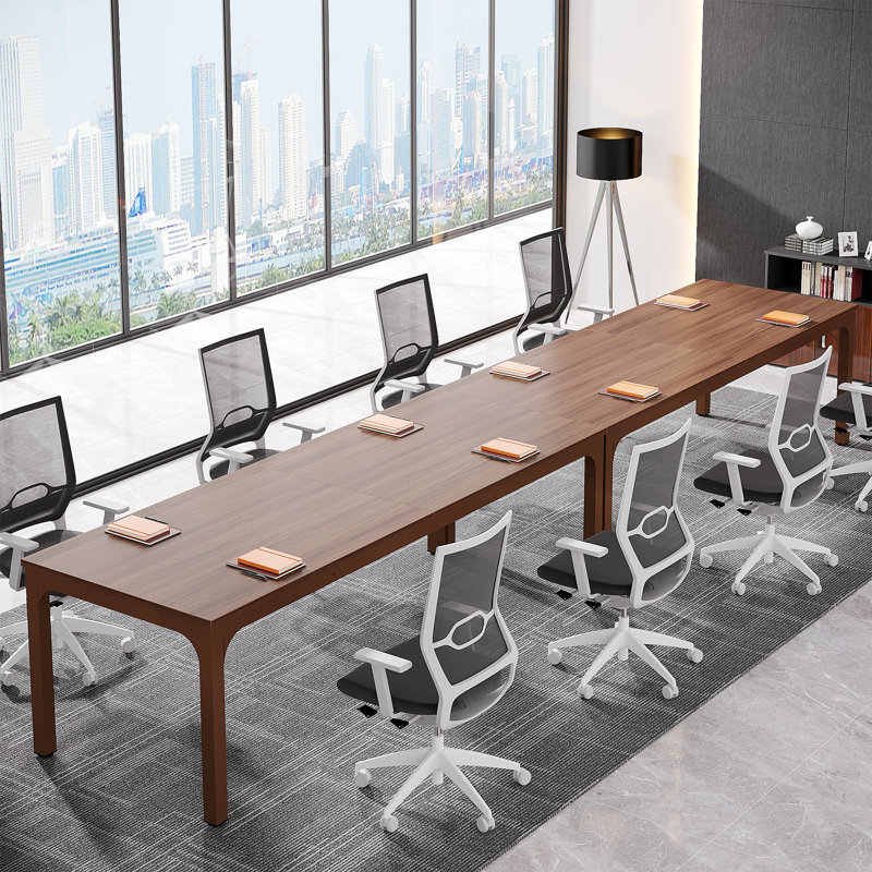 Table de conférence 78,74 "multiple, Noyer