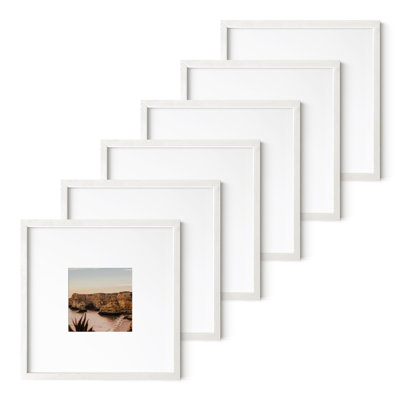 Cadre photo en bois - ensemble de 6
