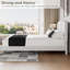 Double (4'6) Solid Wood Platform Bed