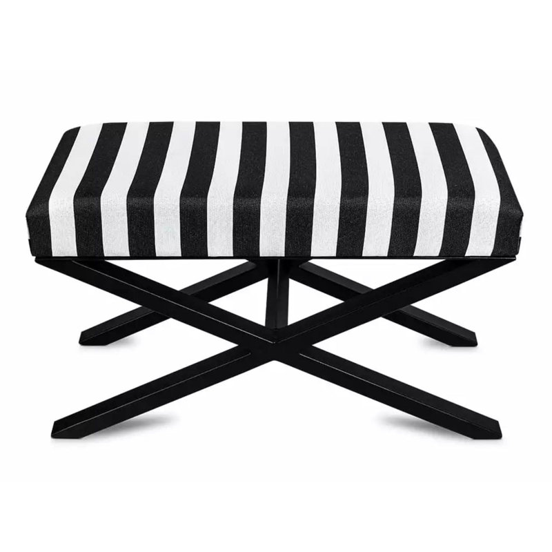 Fugatt Velvet Upholstered Bench, H40 x W50 x D30cm