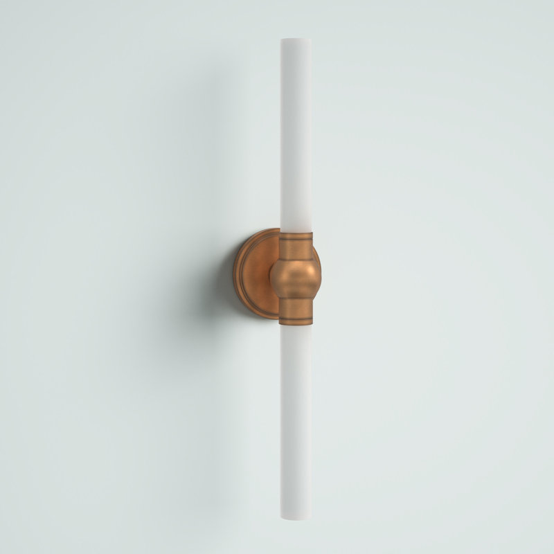 Northampt 2 - Light Bath Bar, Aged Brass