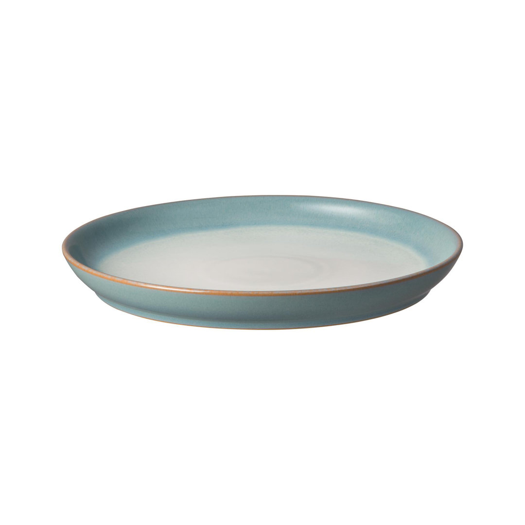 Denby Azure Haze Coupe Dinner Plate Denby
