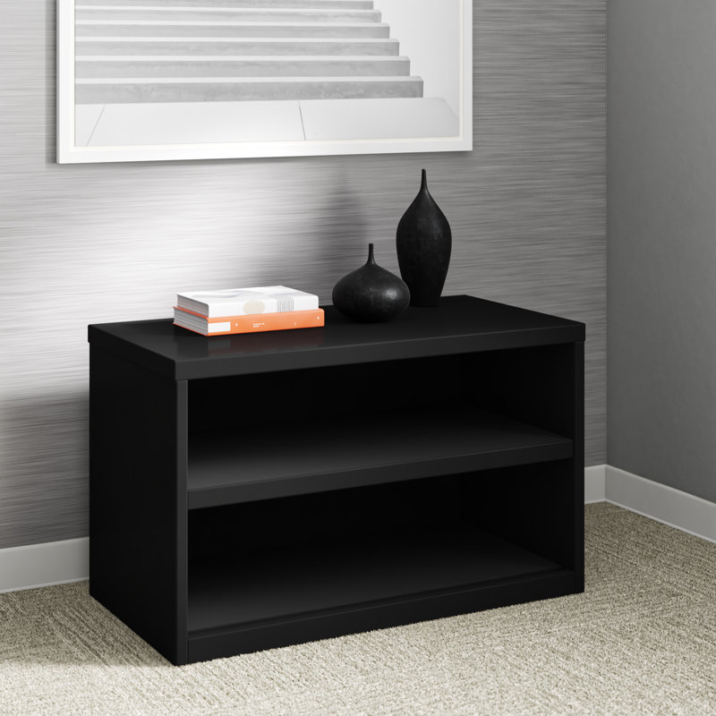 Barreto 36'' Wide 1 - Shelf Credenza, Black