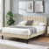 Auxter Upholstered Platform Bed Frame with Adjustable Headboard No Box Spring Needed