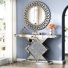 Amla 47.25" Console Table and Mirror Set