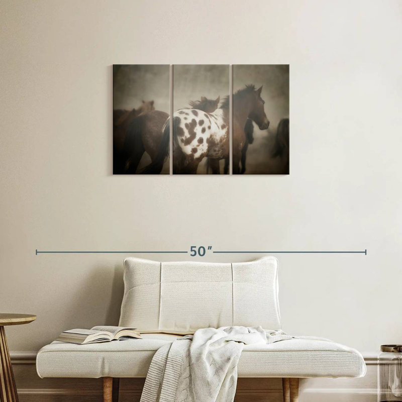 Brampt Appaloosa Herd, 20" H x 33" W