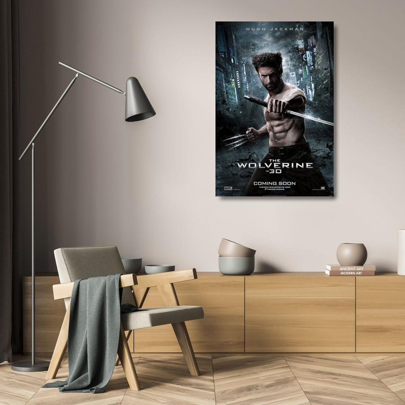The Wolverine, 24" H x 16" W