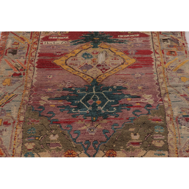 Antique One-of-a-Kind 3'3X4'9 Hand Knotted Area Rug
